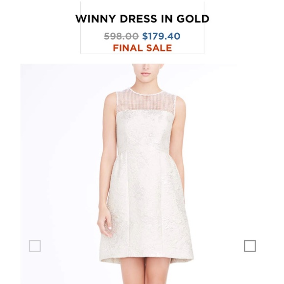 Elie Tahari Gold Dress - Picture 5 of 5